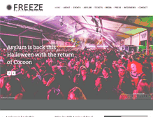 Tablet Screenshot of clubfreeze.co.uk
